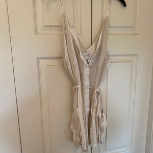 Princess Polly white and cream striped jumper